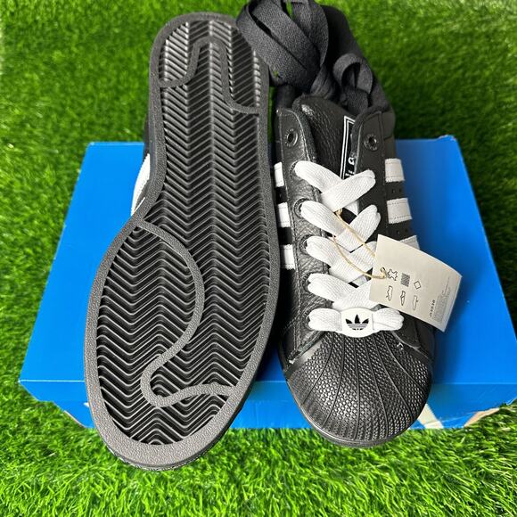Adidas Original Superstar II_BLACK/WHITE/BLACK JI0079 Mens size 9.5 - Picture 5 of 6